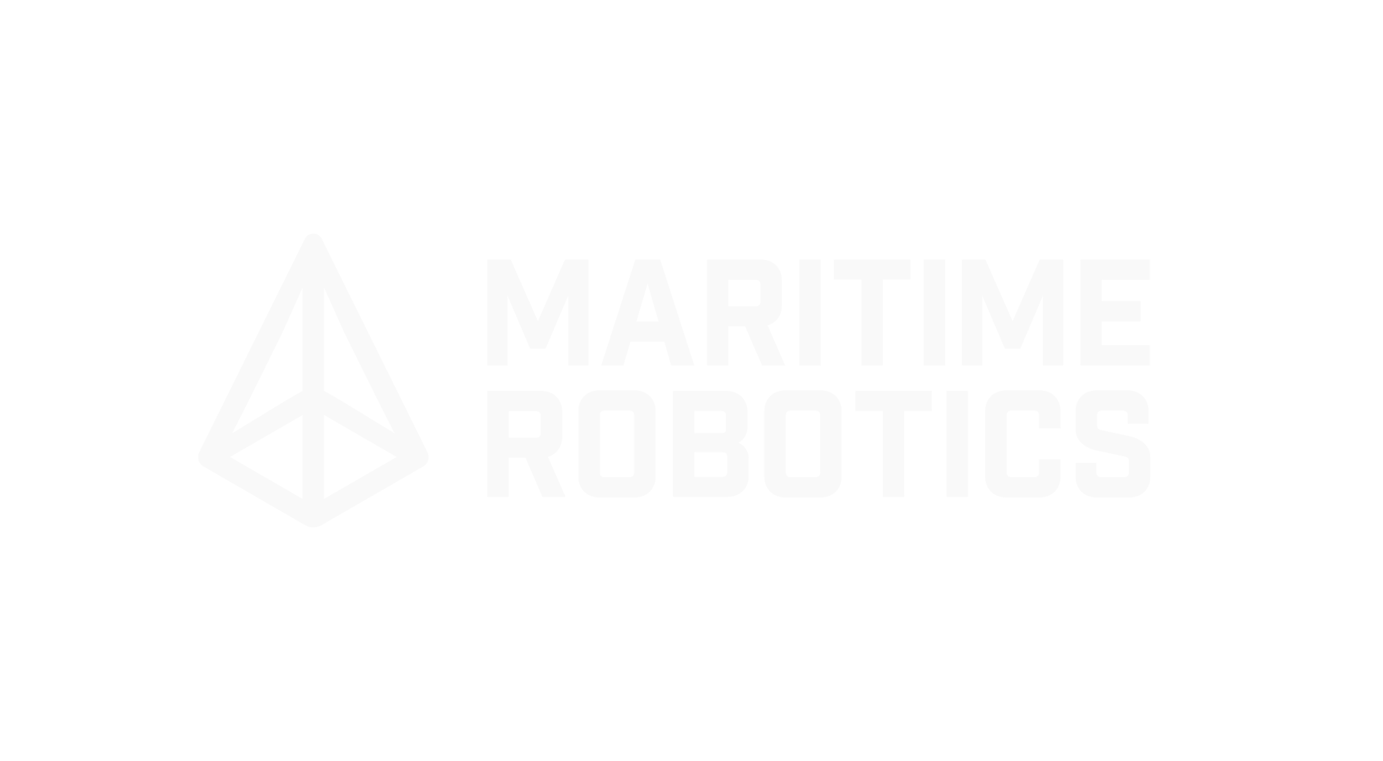 Maritime Robotics logo white